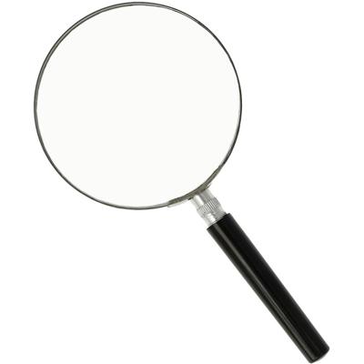 Westcott leesloep, diameter: 90 mm, vergroot tot 2 keer, zwart