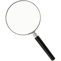 Westcott leesloep, diameter: 90 mm, vergroot tot 2 keer, zwart - thumbnail