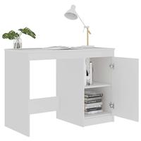 Bureau 100x50x76 cm spaanplaat wit - thumbnail