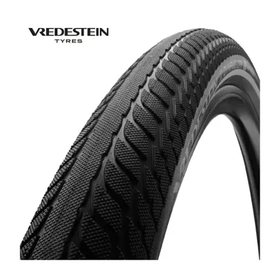 VREDESTEIN buitenband dynamic city 28 x 1.75 zwart refl