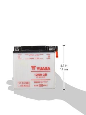 YUASA batterij "12n9-3b". battery 12n9-3b standard without sp