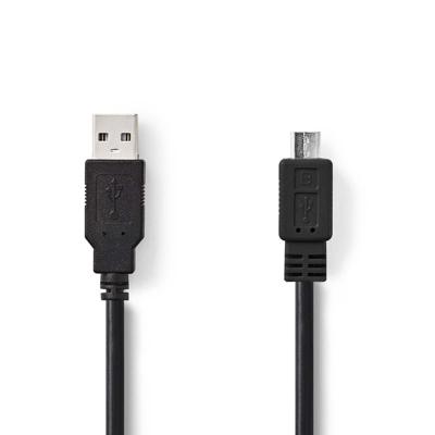 USB 2.0-Kabel | A Male - Micro-B Male | 1,0 m | Zwart