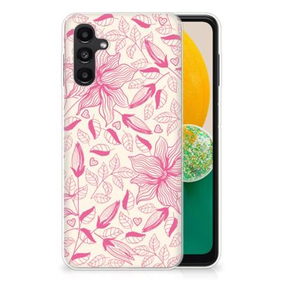 Samsung Galaxy A13 | A04s | TPU Case | Pink Flowers