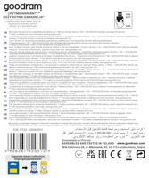 Goodram UTS2-1280K0R11 USB flash drive 128 GB USB Type-A 2.0 Zwart, Zilver - thumbnail