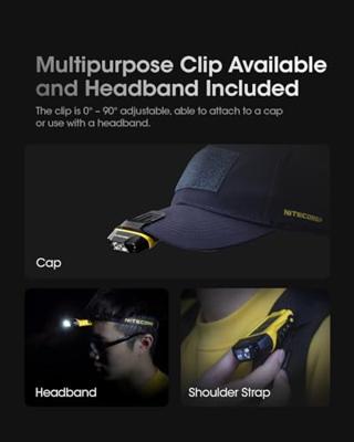 NiteCore NC-NU11 NU11 Kleine mobiele lamp LED Zwart, Geel NiteCore NC-NU11 NU11 Kleine mobiele lamp LED Zwart, Geel