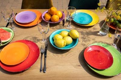 Studio Tavola Ontbijtborden Sunny Summer ø 19 cm - 6 Stuks