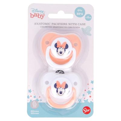 Set van 2 anatomische Minnie Disney fopspenen +6 maanden
