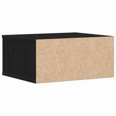 VidaXL Printerstand zwart eiken 49 x 40 x 22.5 cm bewerkt hout