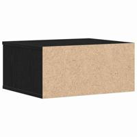 VidaXL Printerstand zwart eiken 49 x 40 x 22.5 cm bewerkt hout - thumbnail