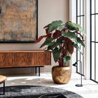 Philodendron XL kunstplant Deluxe 120cm Burgundy - thumbnail