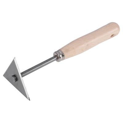 Copenhagen Pro driehoekschraper - dun - 8 cm - FSC houten handvat - 23.541.08