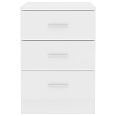 Nachtkastje 38x35x56 cm spaanplaat wit Nachtkastje 38x35x56 cm spaanplaat wit