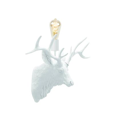 Lucide - EXTRAVAGANZA CARIBOU - Wandlamp - 47210/01 (Kleur: wit)