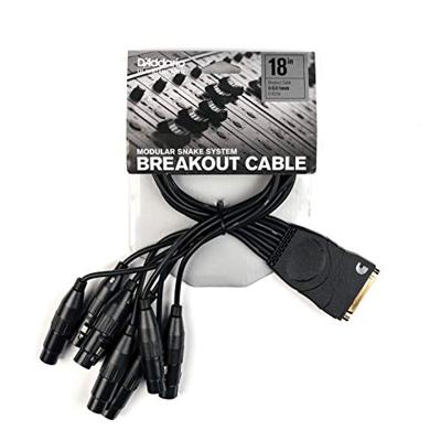 D&apos;Addario PW-XLRFB-01 DB25 Female - XLR Modulaire breakout-kabel