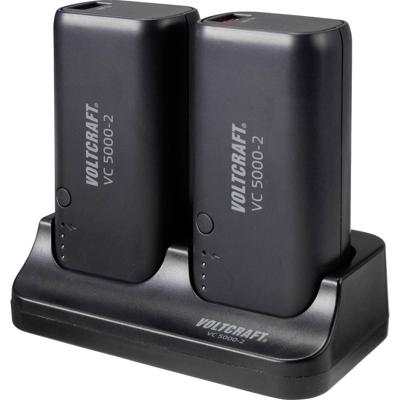 VOLTCRAFT VC 5000-2 Powerbank 5000 mAh Li-ion Zwart Statusweergave VOLTCRAFT VC 5000-2 Powerbank 5000 mAh Li-ion Zwart Statusweergave
