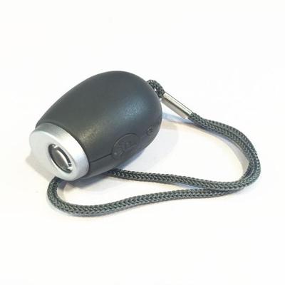 Draagbare digitale projectie alarm klok mini projector LED klok Carry time zaklamp klok met hangende touw (grijs)