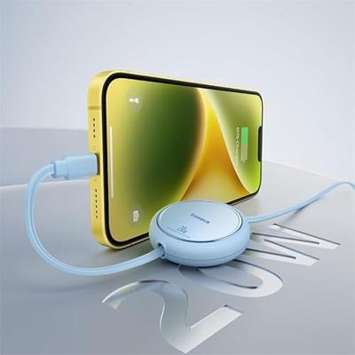 Baseus Free2Pull - 20 W USB-C - Lightning-kabel, 1 m (blauw)