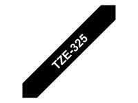 Labeltape Brother TZe, TZ TZe-325 PET Tapekleur: Zwart Tekstkleur:Wit 9 mm 8 m - thumbnail