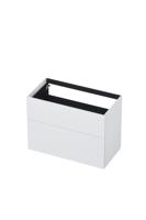 INK - Onderkast 2 Laden Push To Open 65cm Gelakt - 900x450x650 Mm - Mat Wit - thumbnail