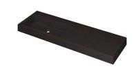 Wastafel INK Momento 1400x450x90 mm Quartz zwart 3421255 - thumbnail
