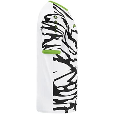 JAKO 4242K Shirt Animal Km Kids - Wit/Zwart/Fluogroen - 164