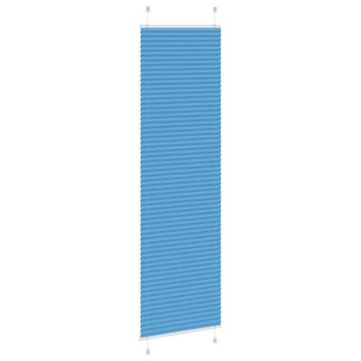 Pliss rolgordijn 60x200 cm stofbreedte 59,4 cm polyester blauw