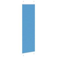 Pliss rolgordijn 60x200 cm stofbreedte 59,4 cm polyester blauw - thumbnail