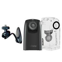Brinno Timelapse-camera BCC300-M-bundel, Timelapse-camera voor buiten, lange batterijduur, bouwcamera, HDR FHD1080P IPX4 waterdichte Timelapse-camera met muurbevestiging, LCD-scherm - thumbnail