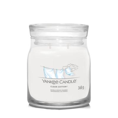 Yankee Candle clean cotton signature medium jar