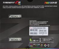 G.Skill Trident Z RGB F5-6000J3040G32GX2-TZ5RK 2x32GB 6000Mhz CL30 RGB Black - thumbnail