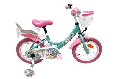 Volare unicorn kinderfiets - meisjes - 14 inch - groen