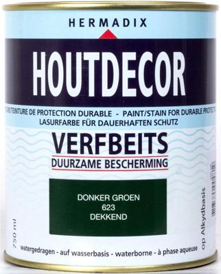 Hermadix Houtdecor Verfbeits - Donker Groen