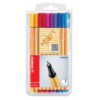 STABILO point 88 fineliner, etui van 20 stuks in geassorteerde kleuren - thumbnail