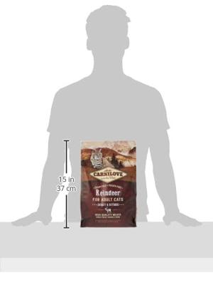 CARNILOVE Cat Energy & Outdoor Reindeer - droog kattenvoer - 2kg