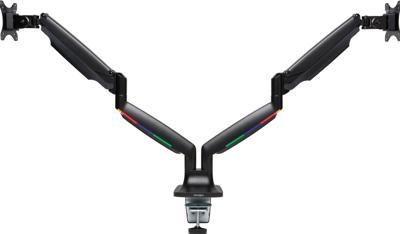 Kensington K59601WW Monitor-tafelbeugel Aantal monteerbare displays: 2 Display(s) 86,4 cm (34) Zwart Draaibaar, Kantelbaar, Zwenkbaar