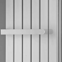 Wiesbaden Millennium - Dubbel Los Handdoekrek voor Radiator - 40cm - Wit - thumbnail