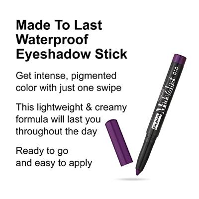 Pupa Milano - Pupa Made To Last Waterproof Eyeshadow 1.40 g 010 Shocking Violet Oogschaduw 1.4 g - thumbnail