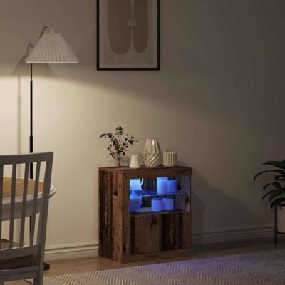 Dressoir Bruin 60.5 x 37 x 67 cm Bewerkt hout