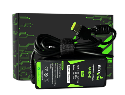EcoLine - Oplader / AC Adapter - Geschikt voor Lenovo B50 G50 G50-30 G50-45 G50-70 G50-80 G500 G500s G505 G700 G710 Z50-70 - 20V 3.25A 65W