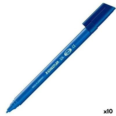 Markeerstiften Staedtler Noris Club Blauw (10 Stuks)