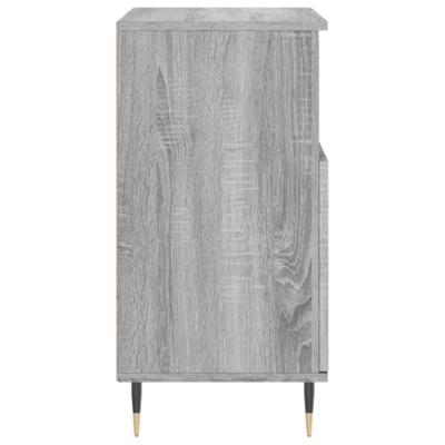 Dressoir 60x30x75 cm bewerkt hout grijs sonoma eikenkleurig Dressoir 60x30x75 cm bewerkt hout grijs sonoma eikenkleurig