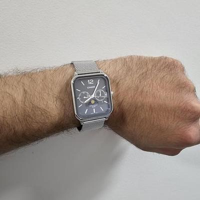 Casio MTP-M305M-8AVER Grijs Zilverkleurig Heren horloge