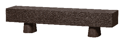 WOOOD TV-meubel 'Crumble' Mangohout, 180cm