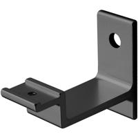 Leuninghouder stokschroef zwart 65mm - thumbnail