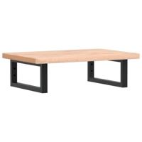 Badkamer wandschap staal en massief beukenhout - thumbnail