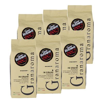 Caffè Vergnano 1882 Gran Aroma - koffiebonen - 6 x 1 kilo