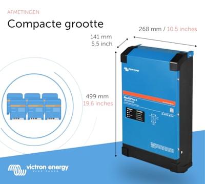 Victron Energy MultiPlus-II 48/3000/35-32 Converter 3000 W 48 V/DC - 230 V/AC Victron Energy MultiPlus-II 48/3000/35-32 Converter 3000 W 48 V/DC - 230 V/AC