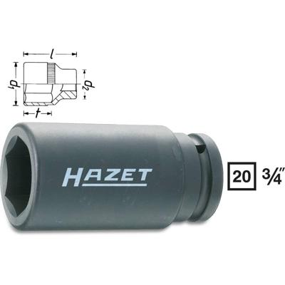 HAZET dopsleutel 6-kt insert slg32mm 3/4z 1000 slg-32