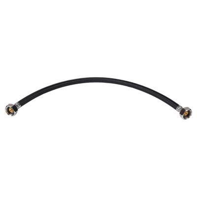 Differnz Differnz aansluitslang 50 cm voor kraan flexibel 3/8 inch naar 1/2 inch - zwart