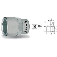 HAZET Dopsleutel 880-12 · 3/8 inch (10 mm) vierkant hol · Buiten-zeskant-tractieprofiel · SW 12 mm - thumbnail